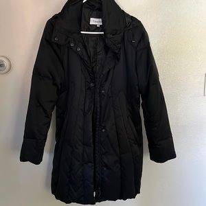 Calvin Klein black down winter coat